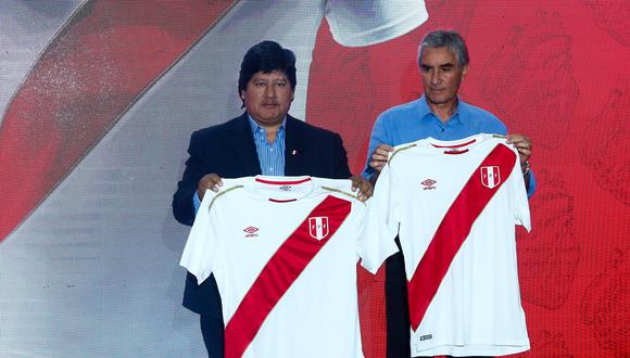 El presidente de la FPF, Edwin Oviedo, quien atraviesa un complicado momento, habló acerca de la permanencia de Juan Carlos Oblitas como director deportivo. (Foto: USI)