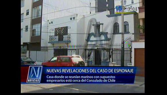 Presuntos espías se reunían a una cuadra de la embajada chilena