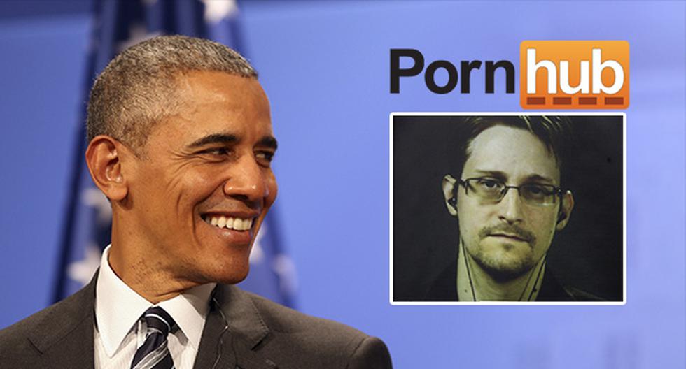 Sitio para adultos Pornhub ha pedido a Obama que saquen a Snowden de Rusia. (Foto: Getty y EFE)