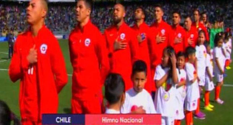 Himno Nacional de Chile no fue respetado en el Hernando Siles de La Paz Foto: captura