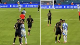 El ‘picante’ cruce entre Zambrano y Lautaro Martínez durante el Perú vs. Argentina