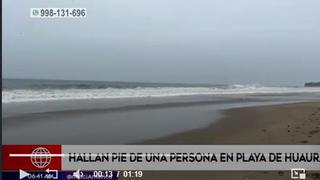 Huaura: Hallan un pie cercenado que sería de turista mexicana descuartizada | VIDEO