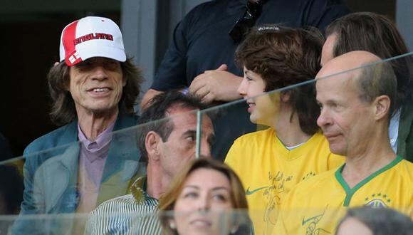 Mick Jagger pide que no lo culpen por la goleada a Brasil