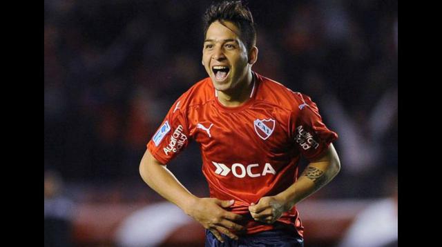 Martín Benítez de Independiente vale 3 millones de euros. (Foto: AFP)