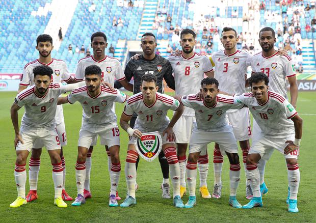 United Arab Emirates' latest starting line-up |  Photo: EFE