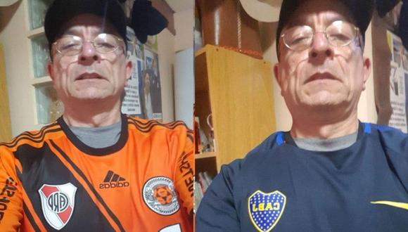 Luis Ramón Gómez Soto es conocido por ser hincha de Boca Juniors y River Plate. (Foto: Internet).