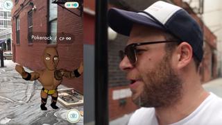 'The Rock' capturado por pokebola de Seth Rogen [VIDEO]