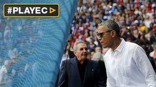 Obama concluyó su visita a Cuba en partido de béisbol