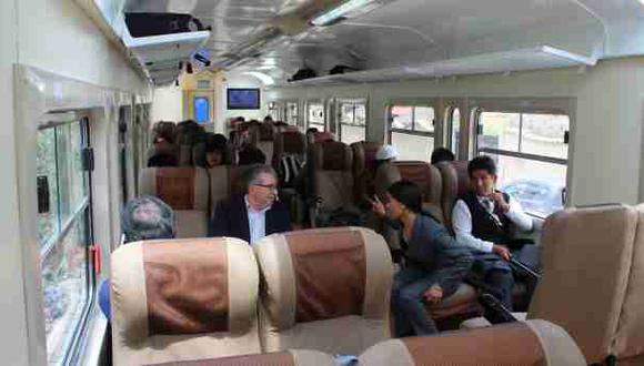 Machu Picchu: presentan vagón remodelado para pasajeros locales