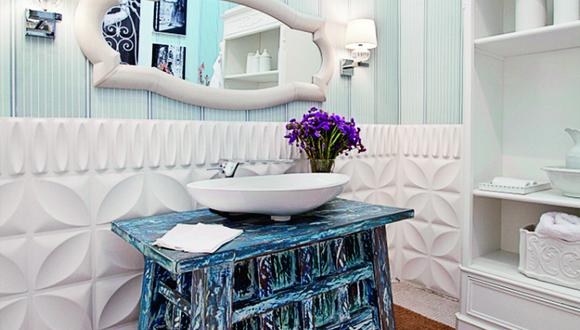 Convierte un mueble en desuso en la pieza estrella del baño