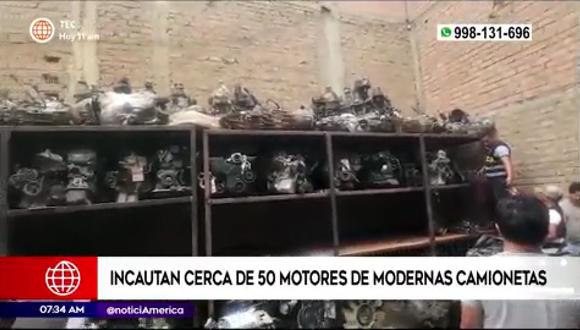 Realizan operativo en taller clandestino en San Martín de Porres. (Foto: América Noticias)
