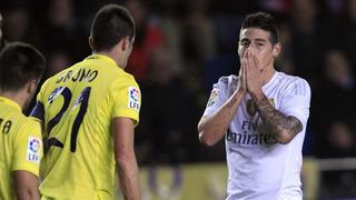 Real Madrid perdió 1-0 con Villarreal y se alejó de Barcelona