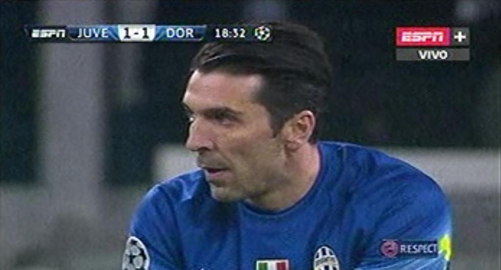 Buffon se lamenta. (Foto: Captura)