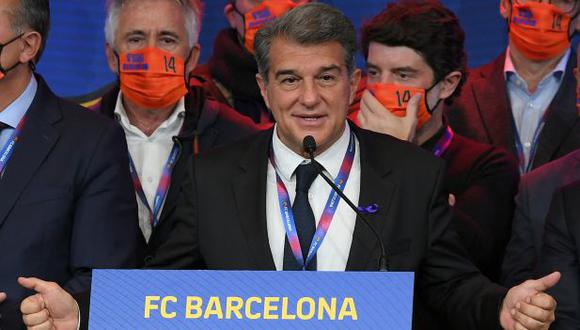 Joan Laporta asumió como presidente de Barcelona en marzo pasado. (Foto: AFP)