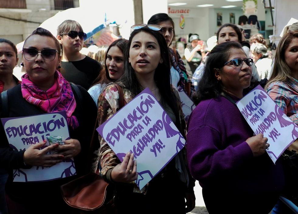 Bolivia: Miles de mujeres marchan en La Paz exigiendo el respeto a la vida | FOTOS | MUNDO | EL COMERCIO PERÚ