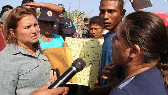 Los familiares de la menor le pidieron ayuda a la ministra de Justicia. (Foto: Cortes&iacute;a Municipalidad Provincial del Santa)