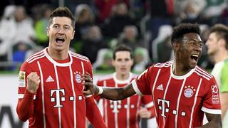 Bayern Múnich derrotó 2-1 al Wolfsburgo por la Bundesliga