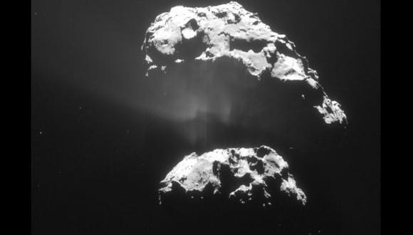 Rosetta detecta capas de hielo en el cometa 67P