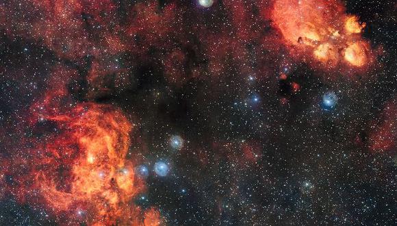 Logran la fotografía más grande de dos impactantes nebulosas