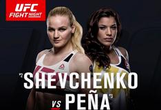 UFC: Valentina Shevchenko vs Julianna Peña, EN VIVO ONLINE por el UFC Fight Night Denver