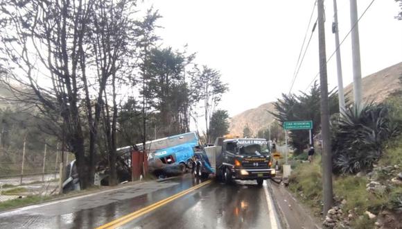 Accidente se produjo en horas de la madrugada, en la región de Junín. (Foto: Andina)