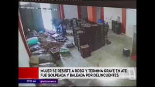 Ate: mujer queda grave tras resistirse a robo de S/1,300