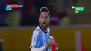 Argentina vs. Ecuador: Messi anotó así para el 1-1
