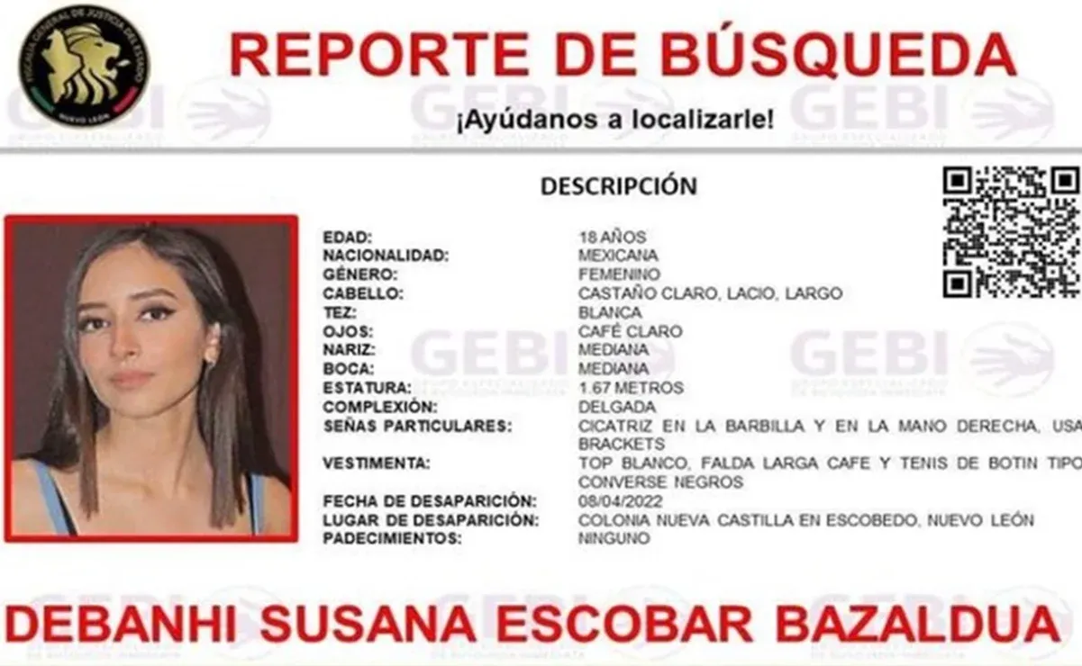 Debanhi Escobar disappeared on April 9.