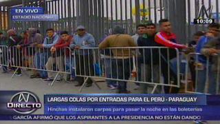 Perú vs. Paraguay: venta de entradas inició lenta pero ordenada