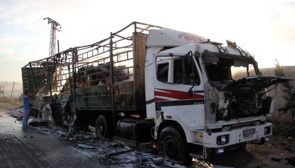 ONU suspende su ayuda a Siria tras ataque a convoy humanitario