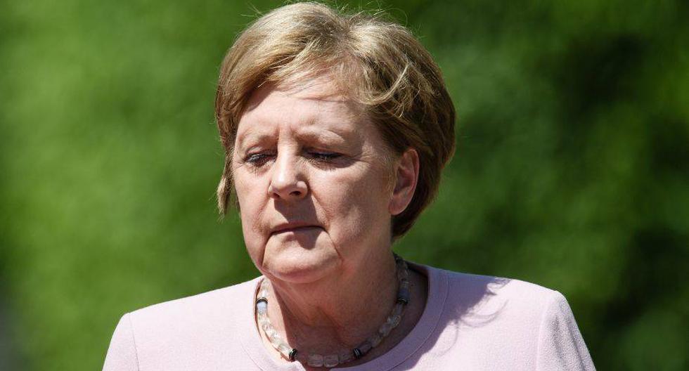 La canciller alemana, Angela Merkel, preocupó por los temblores que le aquejaron durante una ceremonia protocolar en Berlín | EFE