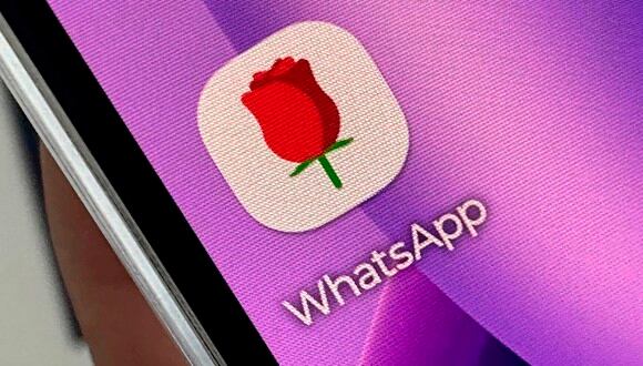 De esta manera podrás cambiar el logo de WhatsApp por una rosa por el Día de la Madre. (Foto: MAG - Rommel Yupanqui)