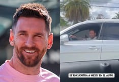 La emotiva reacción de un hincha al cruzarse con Lionel Messi en un semáforo