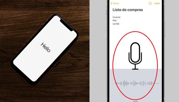 Puedes usar el dictado de voz en cualquier aplicación de tu dispositivo iOS. Foto: Unsplash-Pixabay- Apple / Composición Mag.