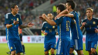 Argentina ganó 4-2 a Alemania con gran actuación de Di María