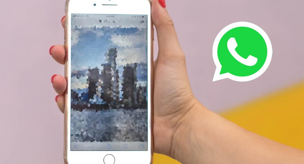 Los pasos para pixelar una imagen de WhatsApp |  DATOS