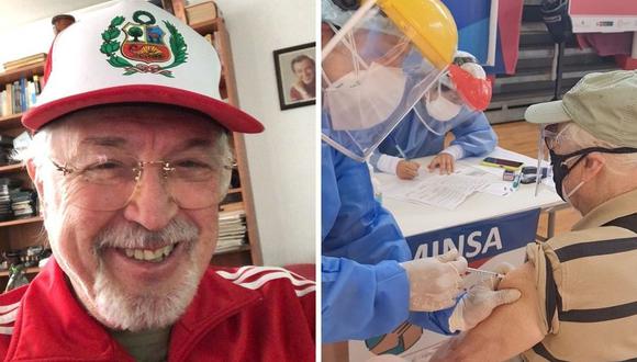 Chiara Pinasco compartió en sus redes sociales cómo fue el proceso de vacunación de su padre "Rulito" Pinasco. (Foto: Instagram @rulito1941 / @chiarapinasco).