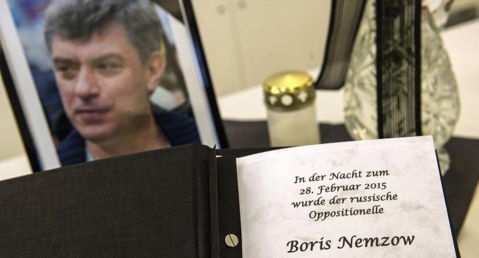 Libro de condolencias por asesinato de Boris Nemtsov. (Foto: EFE)