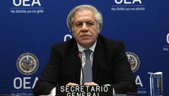 El Secretario General de la Organización de los Estados Americanos (OEA), Luis Almagro, en la sede de la OEA en Washington, DC. (Foto: EVA HAMBACH / AFP)