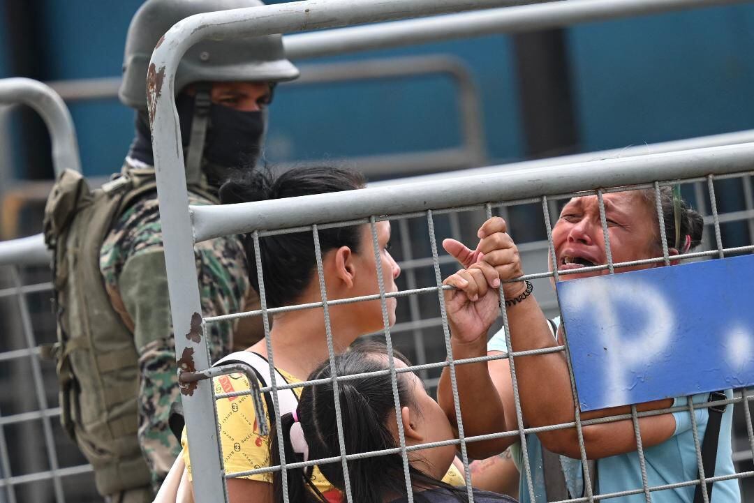 Prisons have become the epicenter of the wave of violence that is shaking Ecuador.  (AFP).