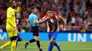 Atlético de Madrid vs. Villarreal: Suárez puso el gol del empate en su primer partido como titular