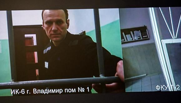 Alexei Navalny estaba en prisión desde febrero de 2021 y llegó al "Lobo Polar" en diciembre de 2023. (TATYANA MAKEYEVA / AFP).