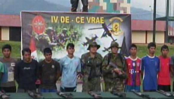 Vraem: capturan a diez presuntos narcoterroristas en Satipo