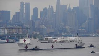Nueva York: Tripulante del buque hospital USNS Comfort da positivo a coronavirus