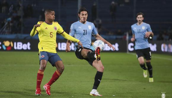 Uruguay y Colombia empataron sin goles por la undécima fecha de las Eliminatorias. (Foto: Twitter Selección Uruguaya).