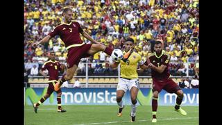 Colombia igualó 0-0 ante Venezuela por las Eliminatorias Rusia 2018