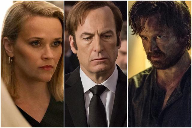 Reese Witherspoon, Bob Odenkirk y Aaron Paul son tres actores que no recibieron nominaciones en esta edición de los premios Emmy. (Fuente: Hulu/AMC/Netflix)