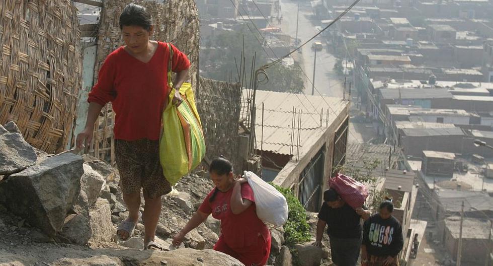 Aún cuando no toda la población en condición de pobreza ha salido de tal situación, se observó una mejora en las condiciones de vida de esta población. (Foto: Andina)