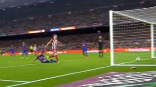 Atlético: el gol que ilusionó a los colchoneros ante Barcelona