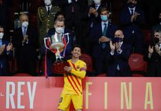 Messi tras ganar su séptima Copa del Rey: “Celebrar este título e ir por La Liga es muy importante”